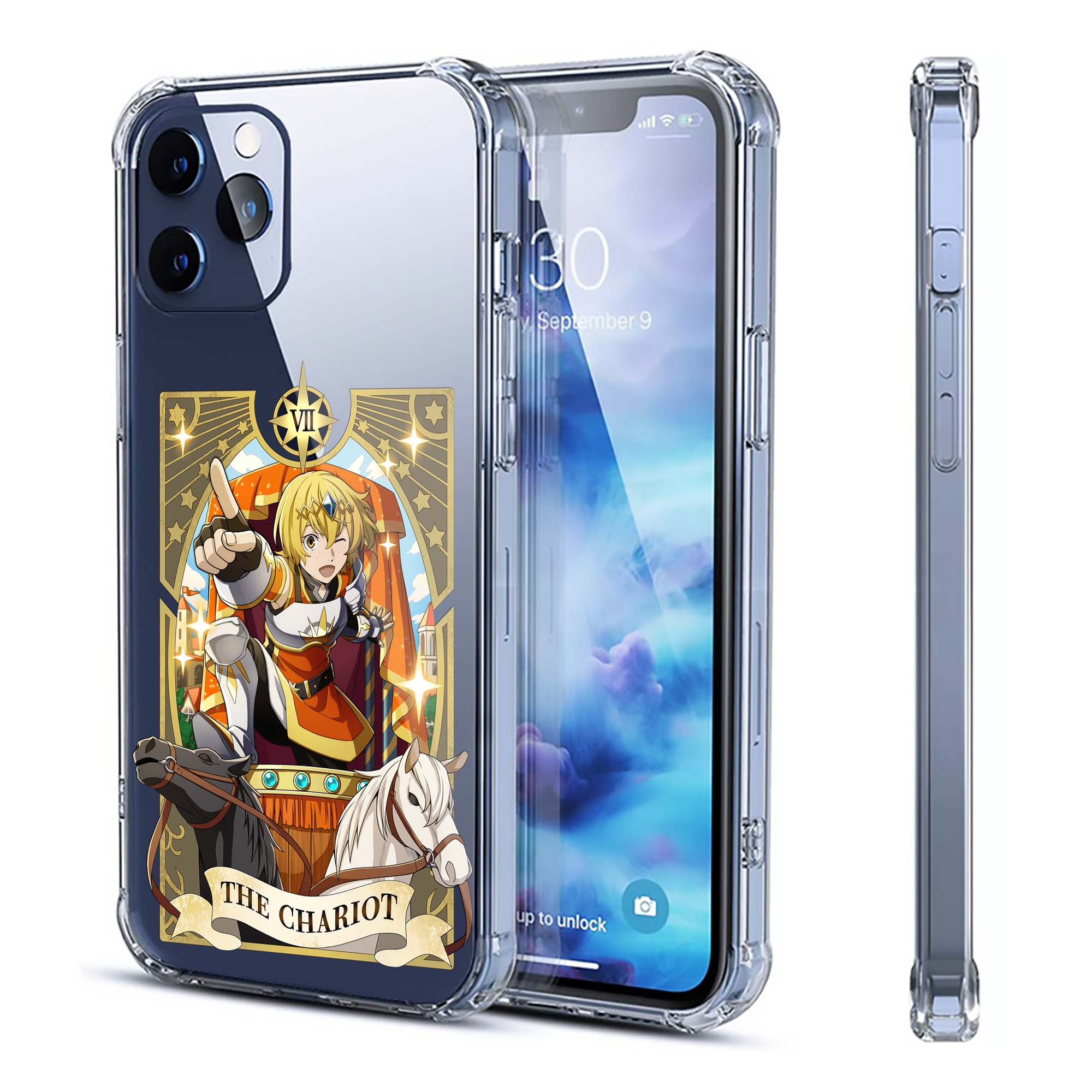 （画像用） 文豪ストレイドッグス Bungo Stray Dogs 【iPhone 12シリーズ対応】透明スマホケース（クリアソフトケース）
